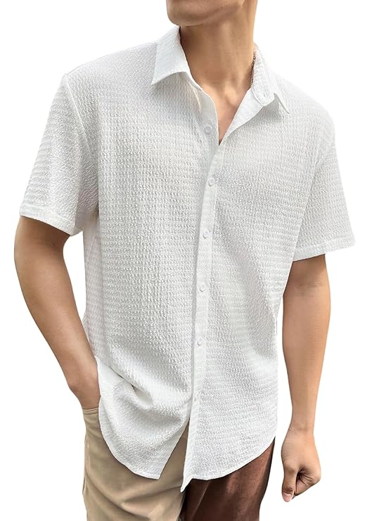 GRECIILOOKS Men's Polycotton Shirt